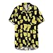 Produktbild Herren Hawaiihemd Kurzarm Hawaii-Print für Oktoberfest Sommer Casual Hemden Leichte Atmungsaktives Bequem