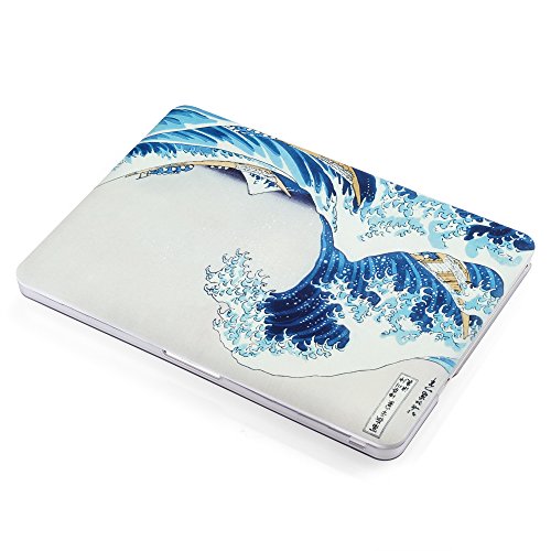 iDOO MacBook Schutzh  lle   Hard Case Cover Laptop H  lle  F  r MacBook Pro 13 Zoll     mit CD-Laufwerk  A1278  - matt  Die gro  e Welle vor Kanagawa