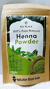 BEE BLACK 100% Pure Natural Henna Powder (Pack of 1) (100gm)