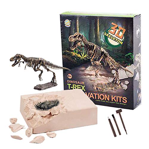 ALLCELE Dinosaur Fossil Archaeological Excavation Toys?learning toys for kids?Best gift for boys& girls