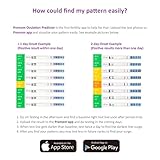 50 x Ovulation Test Strips Fertility Tests Ovulation Predictor Kit Easy@Home, Powered by Premom Ovulation Predictor iOS and Android App, 50 LH Strips