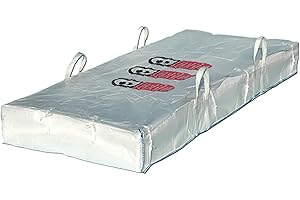 Lacers Big Bags | 5 Stück | Plattenbag Asbest | Traglast - bis 1500 kg | Schüttgutbehälter, Transportsack, Entsorgungssack | 320x125x30 cm |
