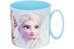 ALMACENESADAN 3120; Taza Frozen II Blue Forest; capacida 265 ml; producto reutilizable; apto para microondas; libre de BPA