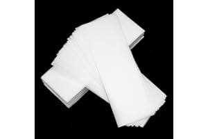 JIASHENG Wax Paper Wax Strips, waxing strips paper hair removal strips Easy to cut for legs, chest, back, and face - No wax - Pack of 100 Strips