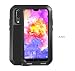 Produktbild LOVE MEI Huawei P20 Metall hülle, Heavy Duty Aluminium Metall Schutzhülle Stoßfest wasserdicht staubdicht Schutz Fall für Huawei P20,Mit gehärtetem Gorilla Glas(5,8", Black)