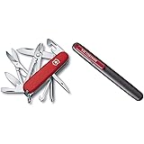 Victorinox Taschenmesser Deluxe Tinker (17 Funktionen, Phillips-Schraubendreher, Kombizange, Schere) rot