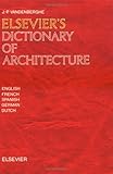 Image de Elsevier's Dictionary of Architecture