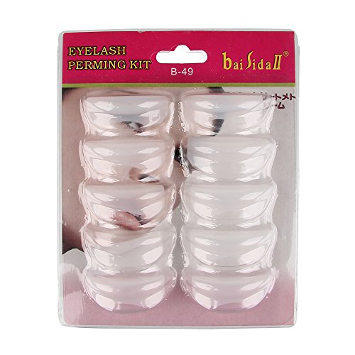 Beauty7 Eyelash perm patches Eyelash Perming Silicone Eye Shield Pads & permanent patches 5 Pairs,Size:SS,S,M,L,LL