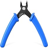 VCELINK Diagonal Cutting Pliers, Cuts Copper and Aluminium Thread up to 1.2 mm, with Dust Protective Cover, Portable Design,