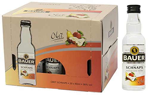 Preisvergleich Produktbild 2x Bauer - Styrian Panther Spirit Obst-Schnaps - 800ml