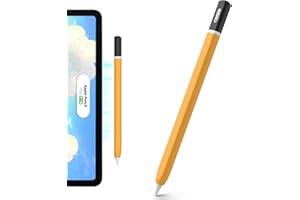 TRONWIN Silikon Apple Pencil Hülle Case für Apple Pencil 2. Generation Hülle Silikon Schutzhülle Perfekter Grip Skin Kompatibel mit Apple Pencil 2. Generation (Gelb)
