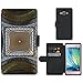 Produktbild PU Leder Wallet Case Folio Schutzhülle // F00007437 Galerie Dahlia // Samsung Galaxy A5 (not fit S5)
