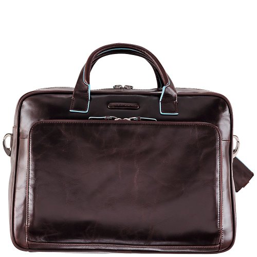 Preisvergleich Produktbild Piquadro Schulranzen Cartella Due Manici Blue Square Braun 9. L