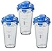 Produktbild Glasslock Frischhaltebehälter – 3 x pc-318-ml, 3 x 450 ml – Packung mit Glas – Shakers