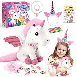 Qukir Unicornio Regalo Niña 3-12