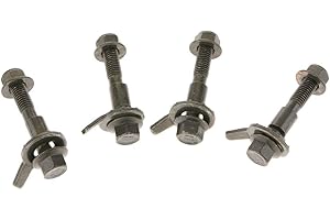 HTYG Set di 4 bulloni di allineamento della campanatura regolabile da 10,9 eccentrico-Viti di fissaggio del bullone di allineamento della ruota-Parti di ricambio per camber-Installazione facile (12mm)