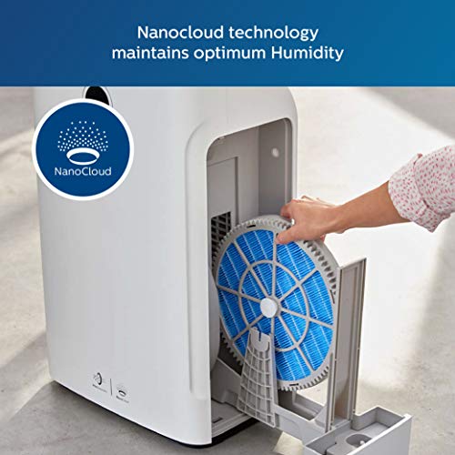 Philips Series 3000 AC3821/20 2-in-1 Air Purifier with Humidifier (White)