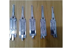 RLOKK LiShi, 5 pezzi HU66 v3 HU92 HU100 HU101 HU100R LiShi 2 in 1 scassinatore automatico, grimaldello e decodificatore per auto, lettore chiavi auto, strumenti professionali per fabbro
