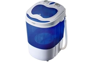 ADLER EUROPE Adler AD 8051Mini Lavadora (Portátil, Carga superior,3Kg lavado ropa, 1Kg Centrifugado, perfecta Camping, Caravanas y autocaravanas) 360x370x530 cm