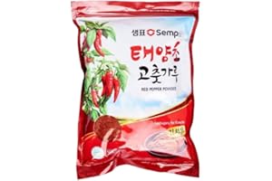 YIJIA | Polvo Chili Coreano para Kimchi 1kg. Copos de chile - Este pimiento rojo molido grueso es perfecto para sazonar coles napa para Kimchi.