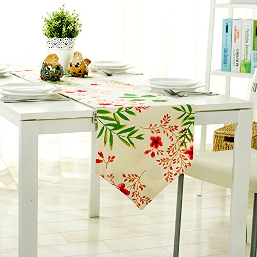 Table runner/sakura double table flag/cotton flag-A 30x260cm(12x102inch)