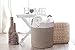 LA JOLIE MUSE Storage Basket Large H38 x D32cm Cotton Rope Woven Baskets Terracotta for Toy Laundry Towel Gift