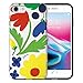 Produktbild COLLABORN TOKYO Kompatibel mit iPhone 6 6S 7 8/2 Layer Design Hard Case mit TPU/Slim und stoßfest/Made in Macha (Japanische Textil Design-Flower)