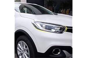 HIGH FLYING pour Kadjar 2015-2019 Extérieur Avant Phare Lampe Décorative Couvercle Accessoires Auto 2 pièces