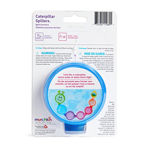 Munchkin RAUPE 7tlg. Stapel Schüssel – Badespielzeug – Spielzeug aus USA - 8