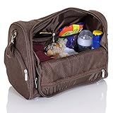 LCP Kids Baby Wickeltasche SYDNEY mit wasserdichter Wickelunterlage und Kinderwagen Universal Befestigung - 4