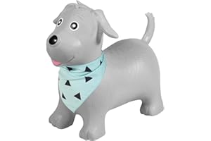 Kindsgut Animal para Saltar, Animal de Salto, Saltar, Perro, brincar, para Bebes & niño pequeño, Inflable, con inflador, Unisex, ecológico/Libre de contaminantes