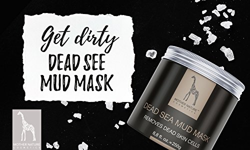 Totes Meer Schlamm Gesichtsmaske – Mother Nature® || Pflege für trockene und unreine Haut || Reinigung bei Pickel – Mitesser – Akne || Anti-Aging Maske || 250 g - 3