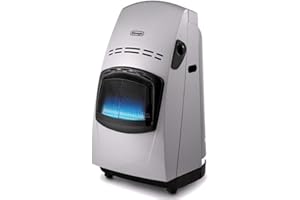 De'Longhi VBF piec katalityczny, niebieski płomień, 4200 W, stal nierdzewna/tworzywo sztuczne, srebrny [wersja hiszpańska]