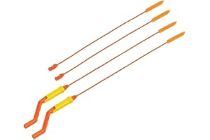 FiTspi Reinigungswerkzeug für Waschbecken, 4 Stück, zum Entfernen von Verstopfungen in Dusche, Waschbecken, Badewanne, Haarentfernung