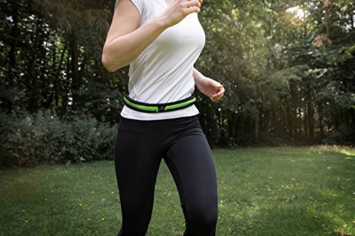 Laufgurt Â»Run4FunÂ« Stilvolle GÃ¼rteltasche / Bauchtasche / Lauftasche fÃ¼r Laufen, Wandern, Klettern, Reiten - 3x Farben / Handys bis ca. 5,5Zoll / elastisch wasserdicht & festsitzend ! Blau