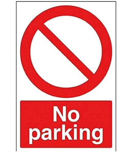vsafety 74007BF-R General Parking Sign, Car, Hard Plastic, Landscape