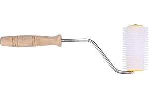 RAGUSO Beekeeping Honey Uncapping Needle Roller Bee Honey Comb Extracting Roller with Non-slip Handle Wheel Extractor Tool for Beekeeper Beekeeping Equipment