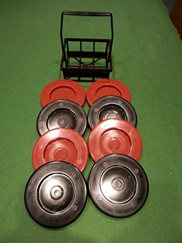 Shuffleboard 8 Discs and Basket
