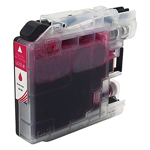 Toner kingdom 4er Pack (1 Set) Kompatibel Brother LC123 Tintenpatronen für Brother MFC-J6520DW DCP-J752DW DCP-J552DW MFC-J470DW DCP-J4110DW MFC-J4410DW MFC-J4510DW MFC-J4610DW MFC-J4710DW MFC-J650DW MFC-J6720DW MFC-J870DW DCP-J132W DCP-J152W DCP-J172W - 4