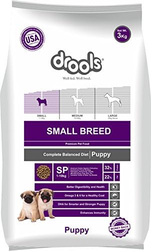 - Small Breed Puppy Dry Dog Food, 3kg + Free Creamy Dog Treat (75g) | Chicken Flavour | Protein in Every Bite | Small Kibble Size, Easy to Pick | Energy Dense