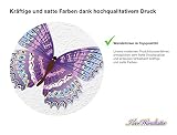 I-love-Wandtattoo WAS-10054 Kinderzimmer Wandsticker Set A4 „Schmetterlinge Bunte Vielfalt“ 20 Stück zum Kleben Wandtattoo Wandaufkleber Sticker Wanddeko - 2