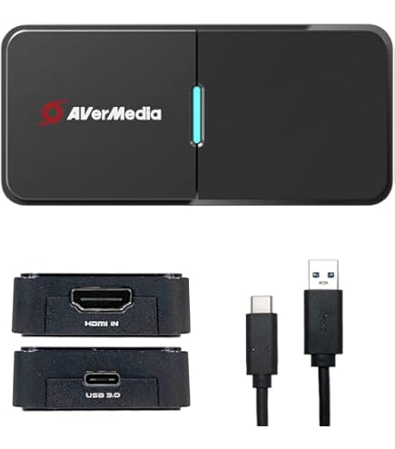 AVerMedia 4K HDMI Capture Card voor streaming, PS5, Xbox, Nintendo Switch, PC, USB 3.2 Game Capture apparaat voor Twitch, OBS, YouTube, Discord, Low-Latency-opnames, GC553Pro Live Gamer Ultra S