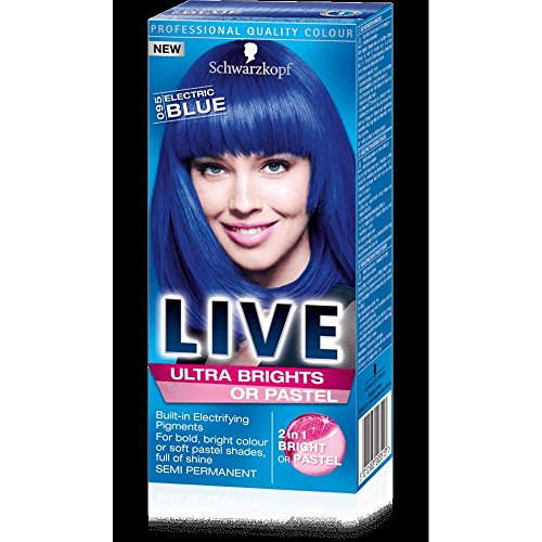 Schwarzkopf Live Ultra Brights or Pastel - Electric Blue 95