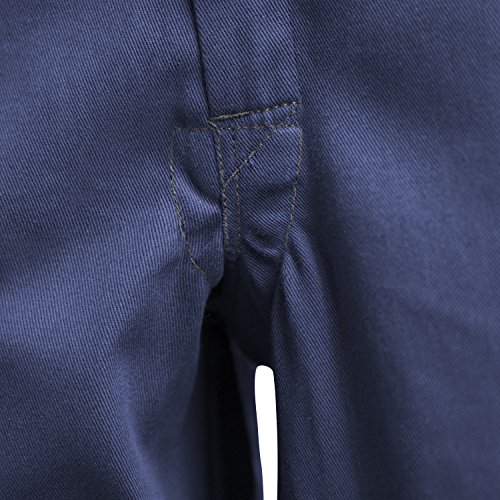 KERMEN – Arbeits-Latzhose Hamburg Kombi-hose Blaumann 100% BW 245gr – made in EU – Blau, Dunkelblau - 5
