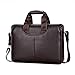 Produktbild Leder Mann Tasche Lederhandtasche Umhängetasche Herren-business Casual Aktentasche Quercross Flut,Brown-OneSize