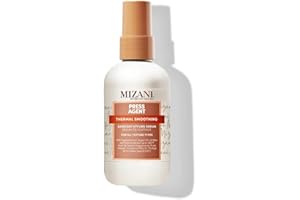 Mizani Thermal Styling Serum, Provides Hydration and Heat Protection Up to 230°C, For All Texture Types, Layerable, Infused with Argan Oil and Agave Extract, Press Agent, 100ml