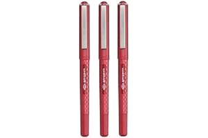 UNI-BALL Uni Ball Eye Designer UB-157D Lot de 3 stylos roller à encre pigmentée à séchage rapide Pointe fine 0,7 mm Largeur de trait 0,5 mm