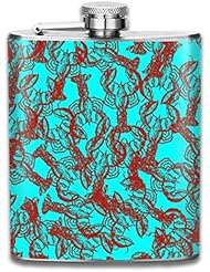 Multi Colored Guitar 7 Oz Printed Stainless Steel Hip Flask For Drinking Liquor E.g Whiskey Vodka Rust Great Gift Rum Scotch