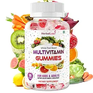 Herballeaf Complete Multivitamin for Kids & Adults Supports Healthy Growth & Development - 30 Gummies