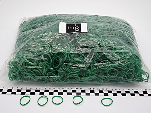 Progom - Gomas Elasticas - 30 20 mm x 1 7mm - verde - bolsa de 1k Progom - Gomas Elasticas - 30 20 mm x 1 7mm - verde - bolsa de 1k